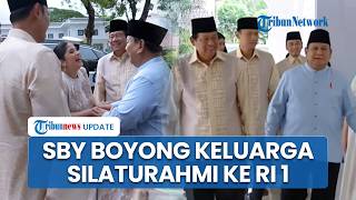 SBY Boyong Keluarga Silaturahmi dengan Presiden Prabowo saat Open House Lebaran di Istana