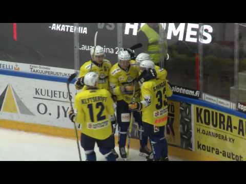 Ottelun huippuhetket ja maalikooste JYP-Akatemia - RoKi 15.10.2016