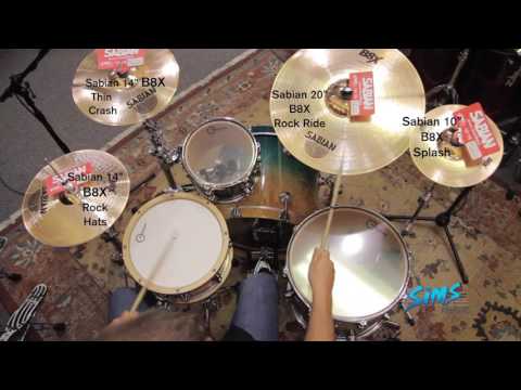 Sims Music Sabian Cymbal Demo