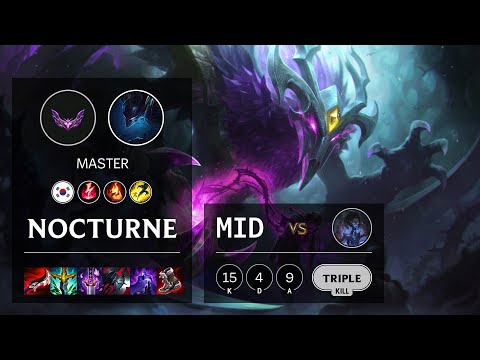 Nocturne Mid vs Sylas - KR Master Patch 12.5