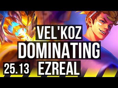 VEL'KOZ & Rumble vs EZREAL & Sona (ADC) | Dominating | EUW Master | 25.13