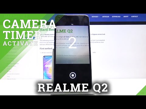 How to Use Camera Timer in REALME Q2 – Change Camera Settings