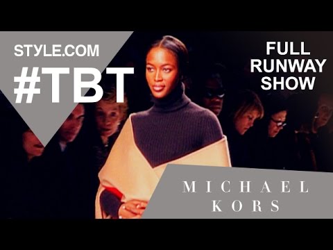 Michael Kors’ Fall 1999 Collection-Full Runway Show - #TBT with Tim Blanks - Style.com