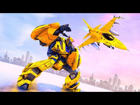 Air Jet Robot Transform Robot Shooting Android Gameplay