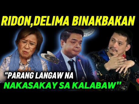SEN ROBIN PADILLA MAY BANAT KAY DELIMA AT RIDON,LUISTRO PROSECUTION BUTATA