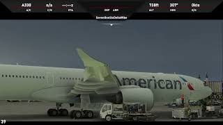 American Airlines "2013 livery" "N294AY" Headwind A330-900 video