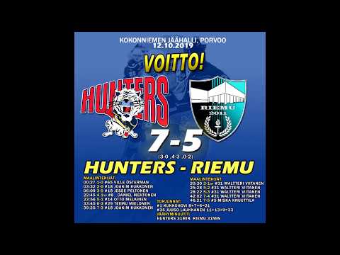 Porvoon Hunters - Riemu 12.10.2019