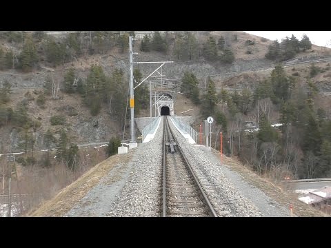 Cab ride MGB Brig - Biel (Goms) part 1 Brig - Fürgangen