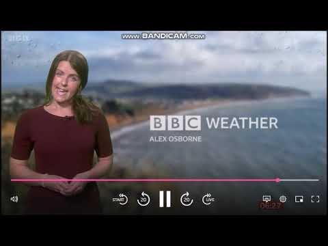 (HD) Alex Osbourne BBC ONE Spotlight weather August 22nd 2022 - 60 FPS