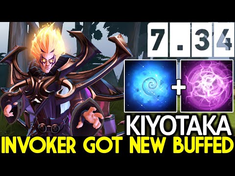 KIYOTAKA [Invoker] New Patch 7.34 Buffed with Universal Hero Power Dota 2