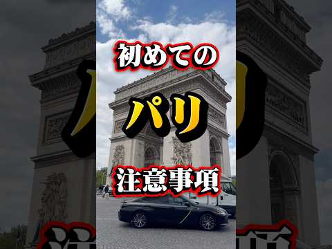 【フランス】初めてのパリ 注意事項3つ #フランス #パリ #一人旅 #ルーブル美術館 #shorts