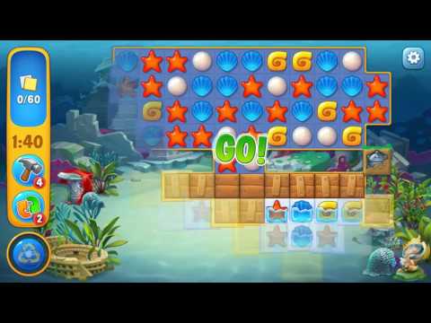 Fishdom level 113 Gameplay (iOS Android)