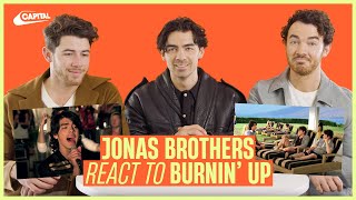 Jonas Brothers react to their iconic &#39;Burnin&#39; Up&#39; music video | Capital