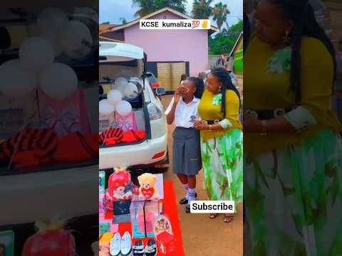 Surprise ya kumaliza KCSE... #trending #viral #fypシ
