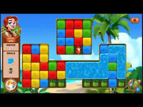 Lost Island Blast Adventure Level 624 - NO BOOSTERS 🏝️ | SKILLGAMING ✔️