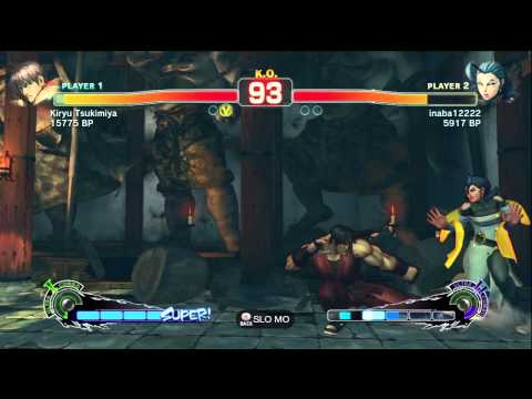 [SSF4] Japanese Ranked Match: Kiryu Tsukimiya (GY) vs inaba12222 (RO)