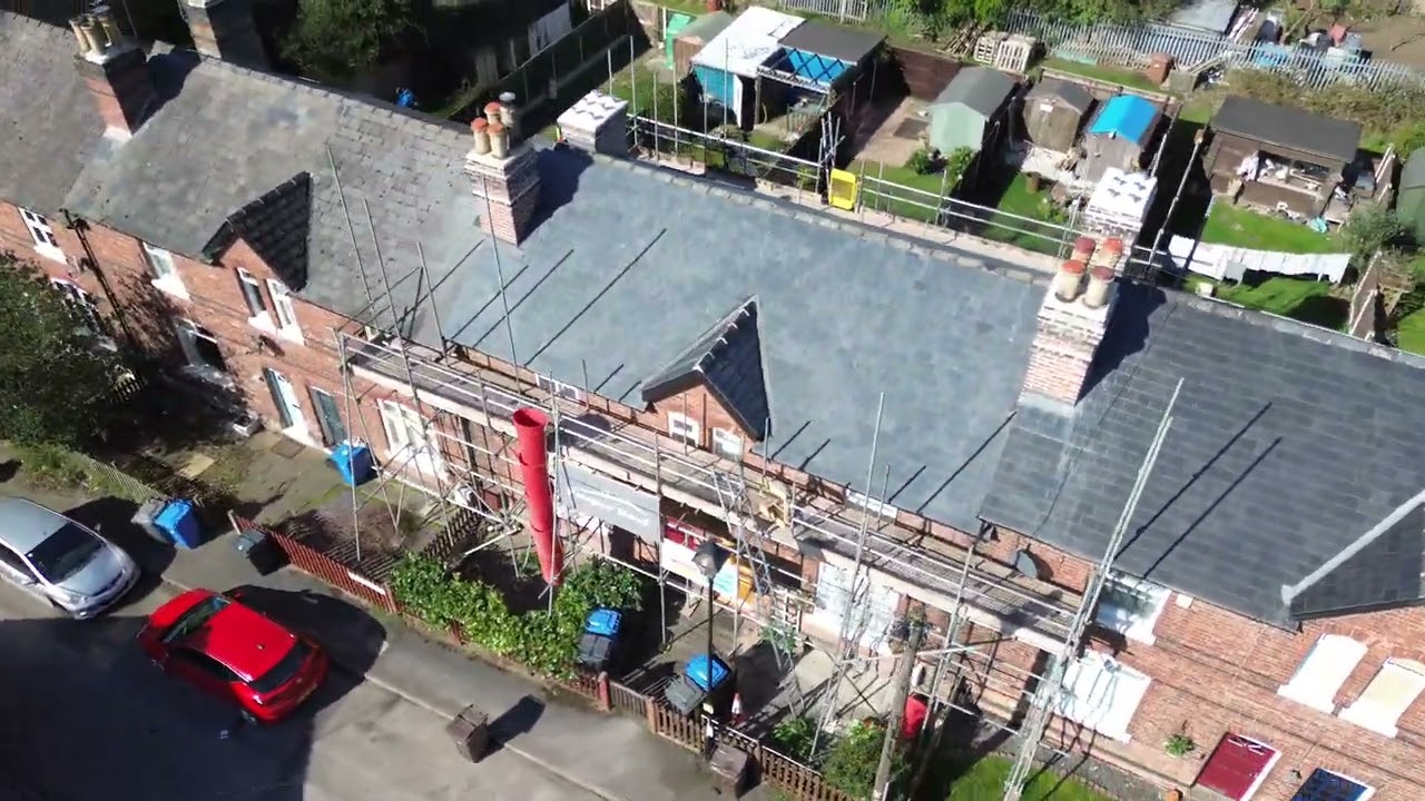 Aerial Video Roofing Project