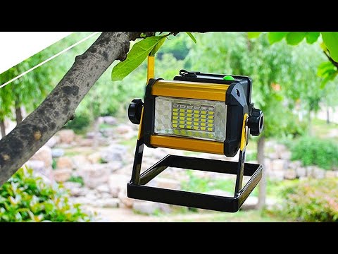 Переносной регулируемый LED прожектор / Portable adjustable LED spotlight