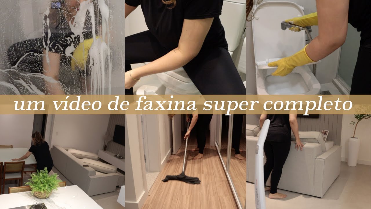 A FAXINA MAIS COMPLETA | passo a passo de uma faxina super completa com todos os produtos que uso!