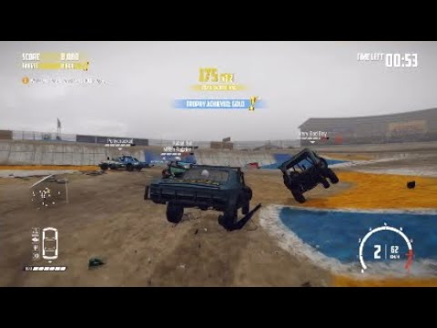 WRECKFEST,daily,3day,weekly,seasonal,challangers,all gold,car setup,Dominator,Motorhome,Boomer,more.