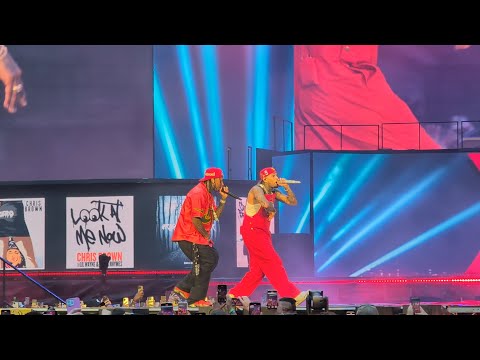 Chris Brown, Tyga - Ayo live performance London Tottenham Hotspur Stadium 2025 #chrisbrown #london