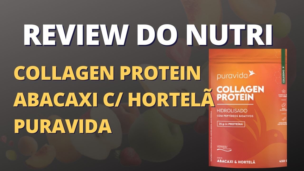 Miniatura da avaliação em vídeo de Suplemento Collagen Pro Hidrolisado Nutrify 450g Chocolate Belga