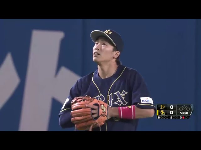 【5回裏】これを捕ってくれたら助かる!! バファローズ・安達 堅守で先発・西をアシスト!! 2016/7/19 H-Bs