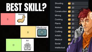 ALL 12 SKILLS IN RIMWORLD RANKED