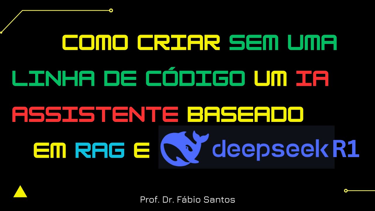 Aula 84 - Como criar um DeepSeek-R1 Chatbot  Grátis e em saber Programar para o seu Projeto