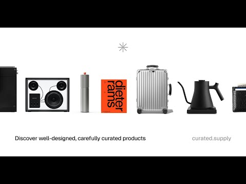 Curated Supply video preview
