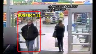 preview picture of video 'Amherst Police Looking for Two Involved in Using Stolen Credit Cards'