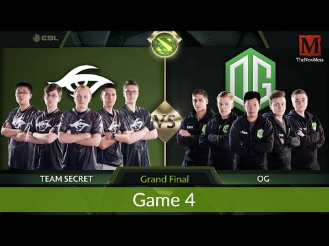 Secret vs OG (Game 4 Grand Finals) (Frankfurt Major) Full Game