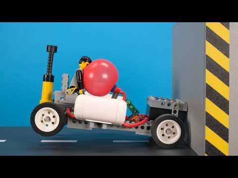 Can a LEGO Man SURVIVE a Car Crash?