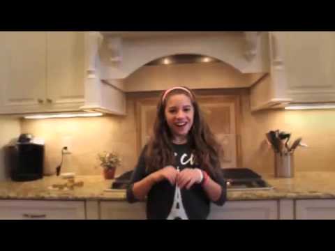 Making a cake with Kenzie