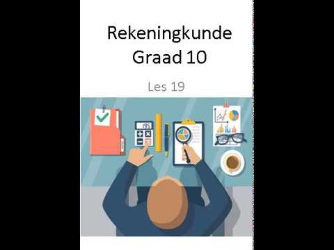 REKENINGKUNDE GRAAD 10: 10 Junie 2020 - periode 5 (10105)