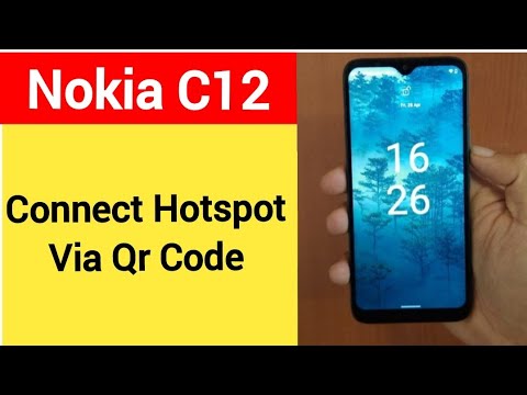 How to connect hotspot via QR code Nokia, Nokia C12 me wireless internet connect kaise karen