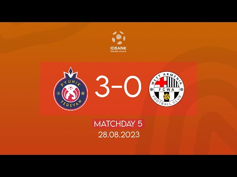IDBank Premier League. Matchday 5. FC Pyunik - FC West Armenia (28.08.2023)