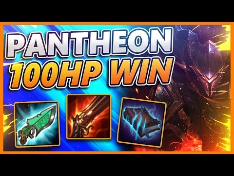*23 WINSTREAK* PANTHEON WITH ITEMS BROKE TFT (100 HP WIN) - BunnyFuFuu TFT