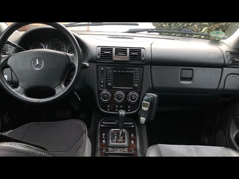 Was bekommt man an Ausstattung in einem zum Teil über 20 Jahre alten Mercedes Benz ML 270 CDI W163