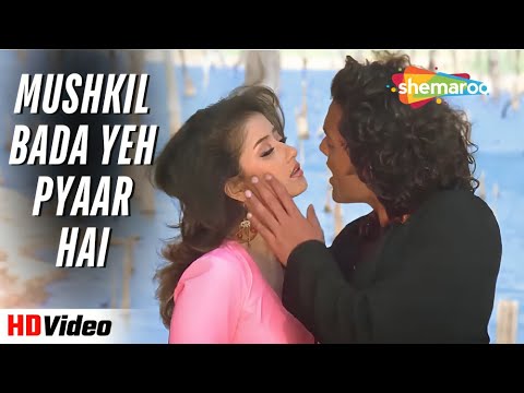 Mushkil Bada Yeh Pyaar Hai | Gupt 1997 | Udit Narayan & Alka Yagnik | Bobby, Manisha | 90s love Song