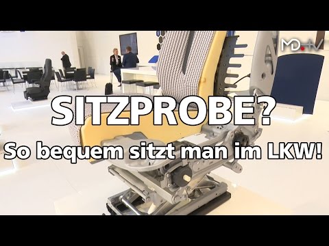 MD.MESSE SPEZIAL IAA Nutzfahrzeuge - Messe-Impressionen: Der Sitz-Test