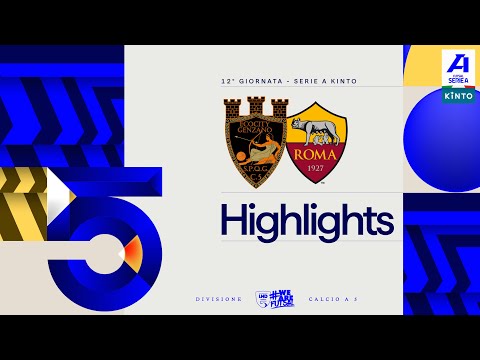 Ecocity Genzano-Roma 1927 2-2 | Goals and highlights | Matchday 12 | Serie A KINTO 2025/2026