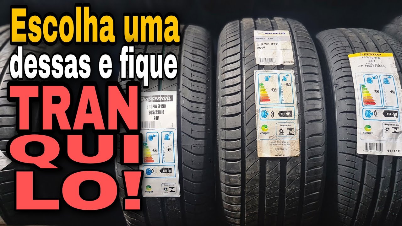 4 TOP LINHAS de pneus nacionais com melhor custo x benefício, durabilidade, desempenho e segurança!