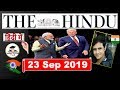The Hindu Newspaper Analysis 23 September 2019 GST Howdy Modi In Houston USA UNGA In USA SLV