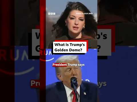 What is Donald Trump's Golden Dome? #GoldenDome #Greenland #BBCNews
