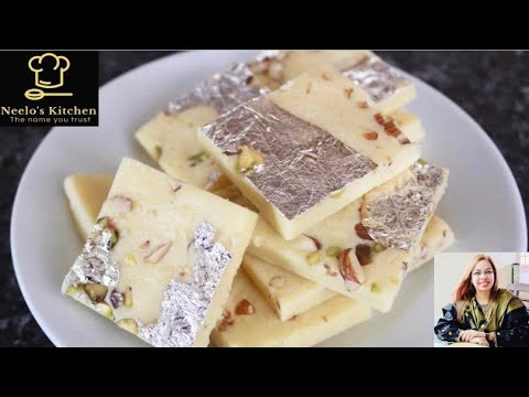 Burfi Lovers Rejoice ! BEST Milk Fudge Recipe Ever | Neelo's kitchen