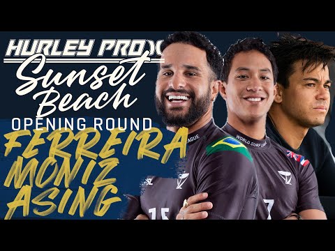 Italo Ferreira, Seth Moniz, K.Asing | Hurley Pro Sunset Beach 2023 - Opening Rnd Heat Replay