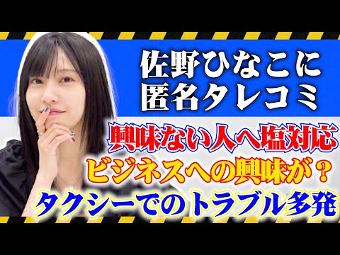 【仕事関係者へアンケート📝】佐野ひなこは周りからどう見られてるか調査👀 #佐野ひなこ