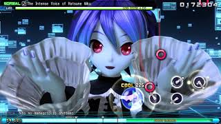 Cover art for The intense voice of Hatsune Miku Project Diva beat