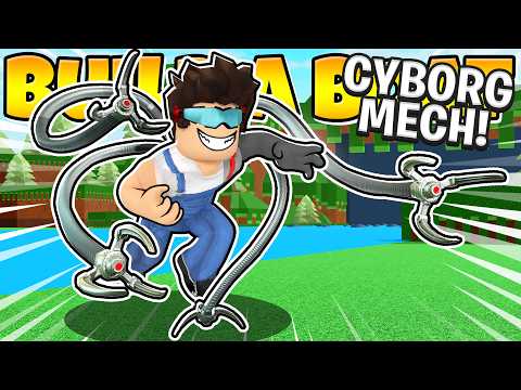 I BUILT A CYBORG MECH In Build a Boat!
